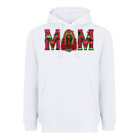 White Mom with Floral Aztec and Leopard Background Heavyweight Hoodie - Bettercallsaul