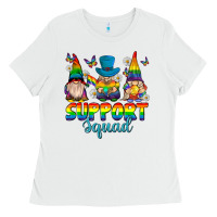 White support squad pride gnomies Ladies Tee - texasbilliewilder