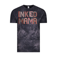 Cloud Black inked mama Vintage Tee - JahusDesignShop