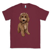 Burgundy maltipoo Classic Tee - BarkalooDesign