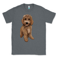 Charcoal Heather maltipoo Classic Tee - BarkalooDesign