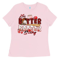 Bubblegum Pink hey batter batter swing baseball Ladies Tee - Zillion Design Studio
