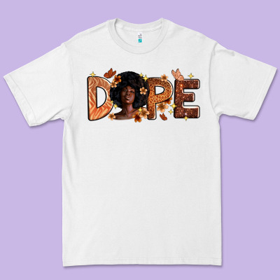 Dope Melanin Premium Tee Designed By Zillion Design Studio