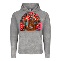 Cloud Rock valentines red angus rainbow Vintage Hoodie - JahusDesignShop