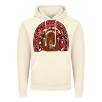 Vintage Artic valentines red angus rainbow Vintage Hoodie - JahusDesignShop