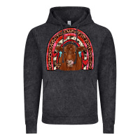Vintage Black valentines red angus rainbow Vintage Hoodie - JahusDesignShop