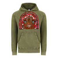 Vintage Olive valentines red angus rainbow Vintage Hoodie - JahusDesignShop