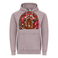Vintage Zinc valentines red angus rainbow Vintage Hoodie - JahusDesignShop