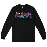 Black paraprofessional Long Sleeve Tee - MaliasSmallBusiness
