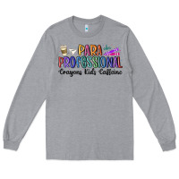 Heather Grey paraprofessional Long Sleeve Tee - MaliasSmallBusiness