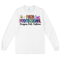 White paraprofessional Long Sleeve Tee - MaliasSmallBusiness