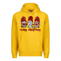 Lemon merry christmas gnome with christmas lights Premium Hoodie - JahusDesignShop
