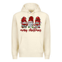 Sandshell merry christmas gnome with christmas lights Premium Hoodie - JahusDesignShop