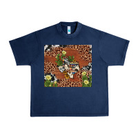 Navy texas cactus Urban Heavy Tee - AdoDesignShop