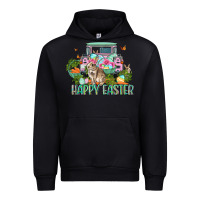 Black Happy Easter Day Urban Hoodie - CowGirlArtShop