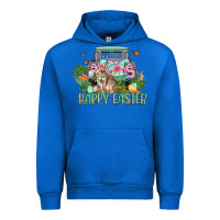 Cobalt Happy Easter Day Urban Hoodie - CowGirlArtShop