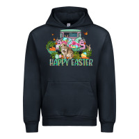 Navy Happy Easter Day Urban Hoodie - CowGirlArtShop