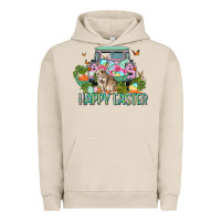 Pigment French Oak Happy Easter Day Urban Hoodie - CowGirlArtShop