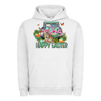 Pigment Lunar Rock Happy Easter Day Urban Hoodie - CowGirlArtShop