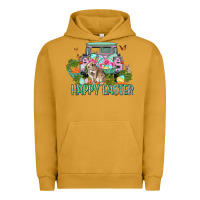 Pigment Peanut Butter Happy Easter Day Urban Hoodie - CowGirlArtShop