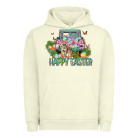 Pigment Pistachio Happy Easter Day Urban Hoodie - CowGirlArtShop