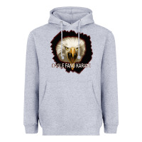 Heather Grey Eagle Fang Karate Heavyweight Hoodie - Bettercallsaul