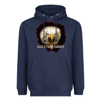 Navy Eagle Fang Karate Heavyweight Hoodie - Bettercallsaul