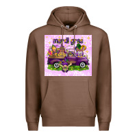 Chestnut Mardi Gras with gnomes Premium Hoodie - NancyCooperArtShop