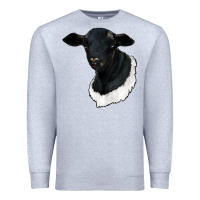 Heather Grey dorper sheep Premium Sweatshirt - RanaPortraitStore