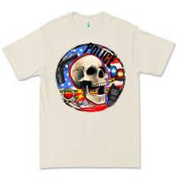 Bone police skull and police equipment Premium Tee - AdoDesignShop