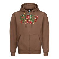 Chestnut Christmas cups Zipper Hoodie - MaliasSmallBusiness