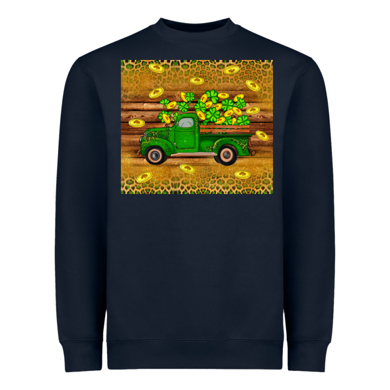 St Patricks Day Truck Heavyweight Sweatshirt by Artiststas | Teevron