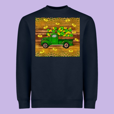 St Patricks Day Truck Heavyweight Sweatshirt Designed By Artiststas