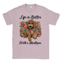 Lilac life is better with a maltipoo Classic Tee - BarkalooDesign