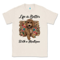 Natural life is better with a maltipoo Classic Tee - BarkalooDesign