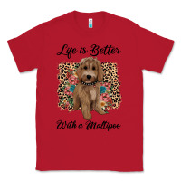Red life is better with a maltipoo Classic Tee - BarkalooDesign