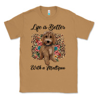 Toasted Coconut life is better with a maltipoo Classic Tee - BarkalooDesign