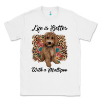 White life is better with a maltipoo Classic Tee - BarkalooDesign