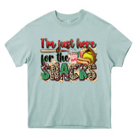 Arona i'm just here for the snacks softball Heavy Core Tee - Zillion Design Studio