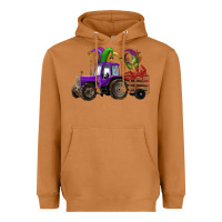 Meerkat mardi gras mask crawfish farm tractor Heavyweight Hoodie - RanaPortraitStore
