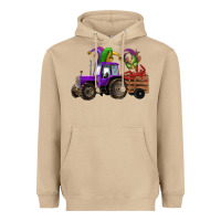Mushroom mardi gras mask crawfish farm tractor Heavyweight Hoodie - RanaPortraitStore