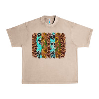 French Oak sunflower cactus leopard brushstroke Urban Heavy Tee - AdoDesignShop