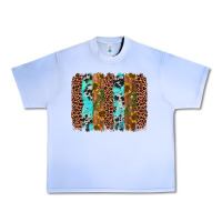 Grape Ice sunflower cactus leopard brushstroke Urban Heavy Tee - AdoDesignShop