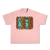 Salmon sunflower cactus leopard brushstroke Urban Heavy Tee - AdoDesignShop