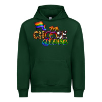 Forest Green Western choose love Urban Hoodie - CowGirlArtShop
