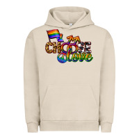 Pigment French Oak Western choose love Urban Hoodie - CowGirlArtShop