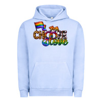 Pigment Grape Ice Western choose love Urban Hoodie - CowGirlArtShop