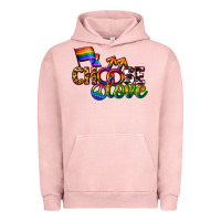 Pigment Salmon Western choose love Urban Hoodie - CowGirlArtShop