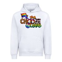 White Western choose love Urban Hoodie - CowGirlArtShop