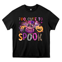 Black wicked cute too cute to spook Heavy Core Tee - BarkalooDesign